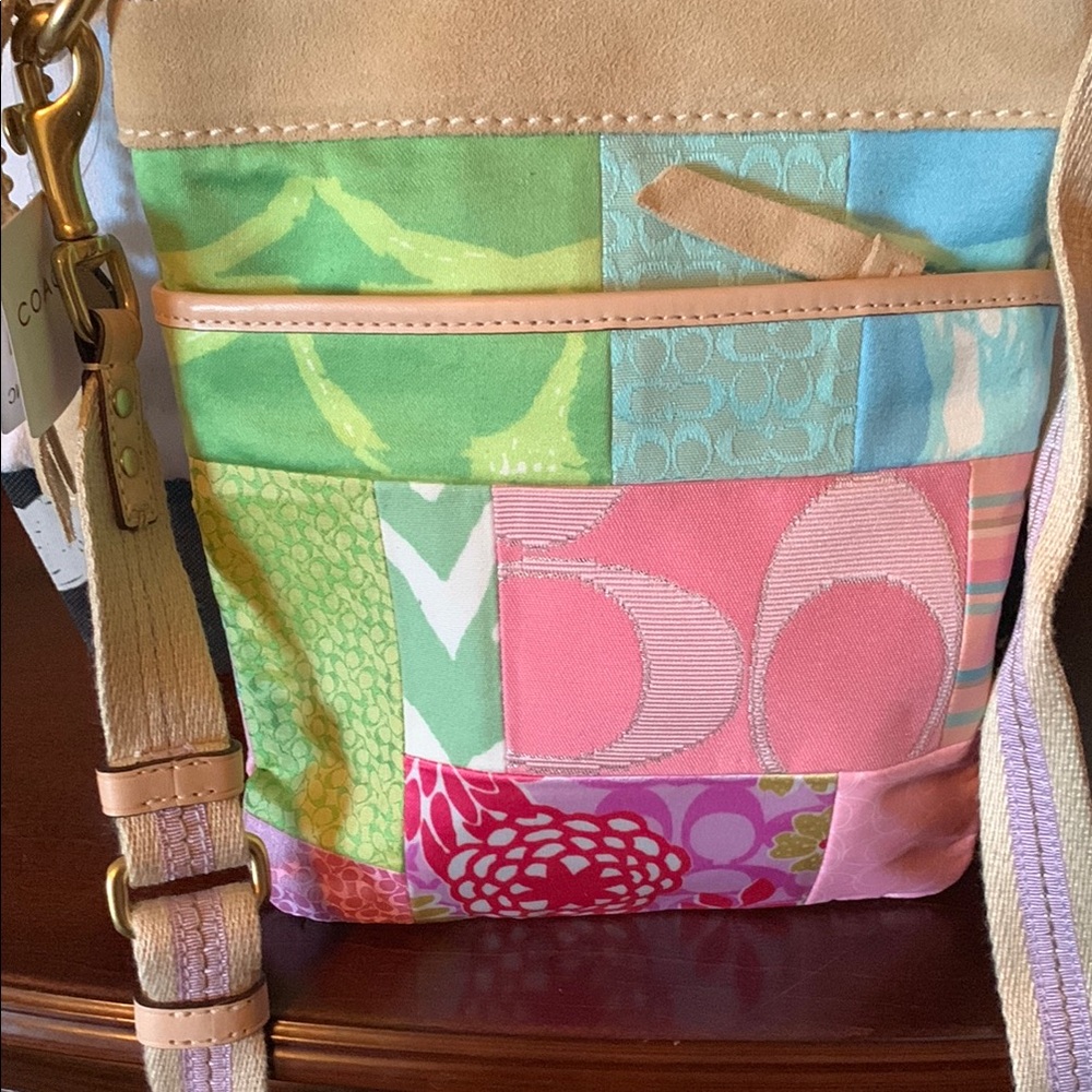 Colorful Patchwork Crossbody Bag